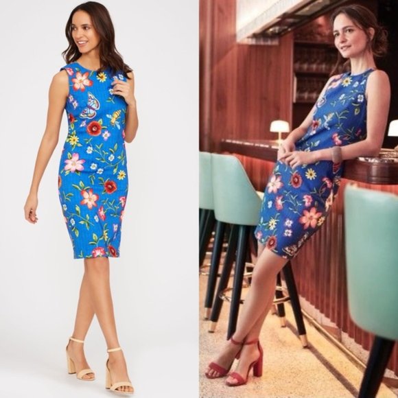 J. McLaughlin Belinda Dress in Butterfly Garden